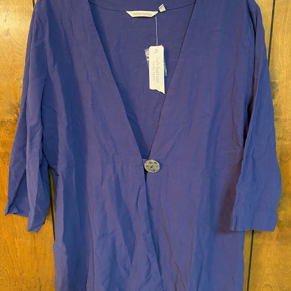 Soft Surroundings Royal Blue Top